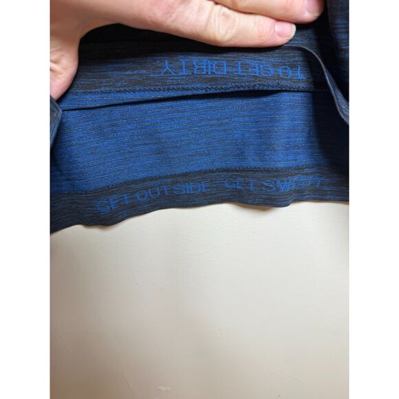 Lululemon Men’s Size Large Blue Heathered Time To Get Dirty Get Outside T Shirt - Picture 3 of 5